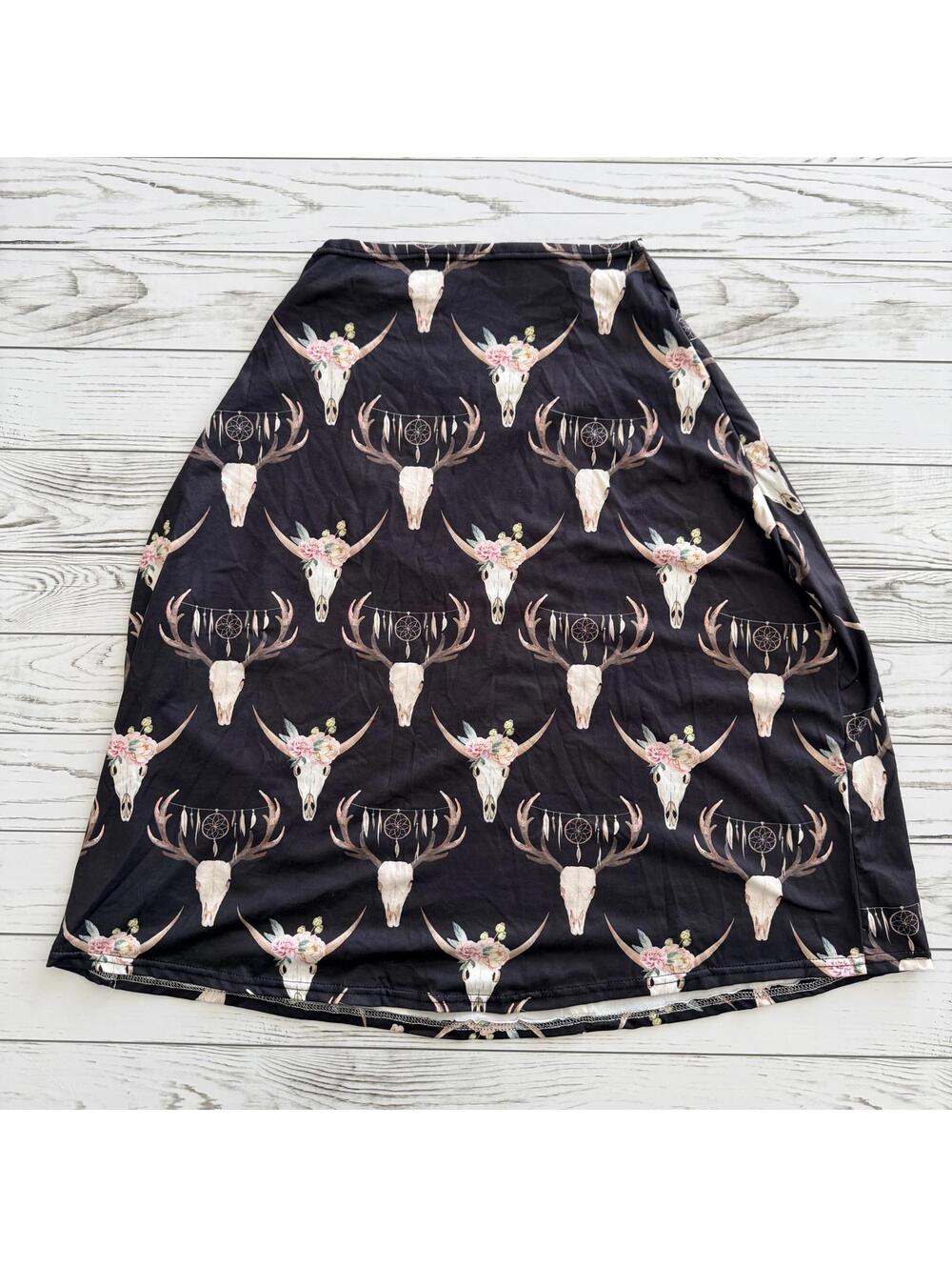 Boho Steer Skull Floral 5-in-1 Car Seat Nursing Cover
